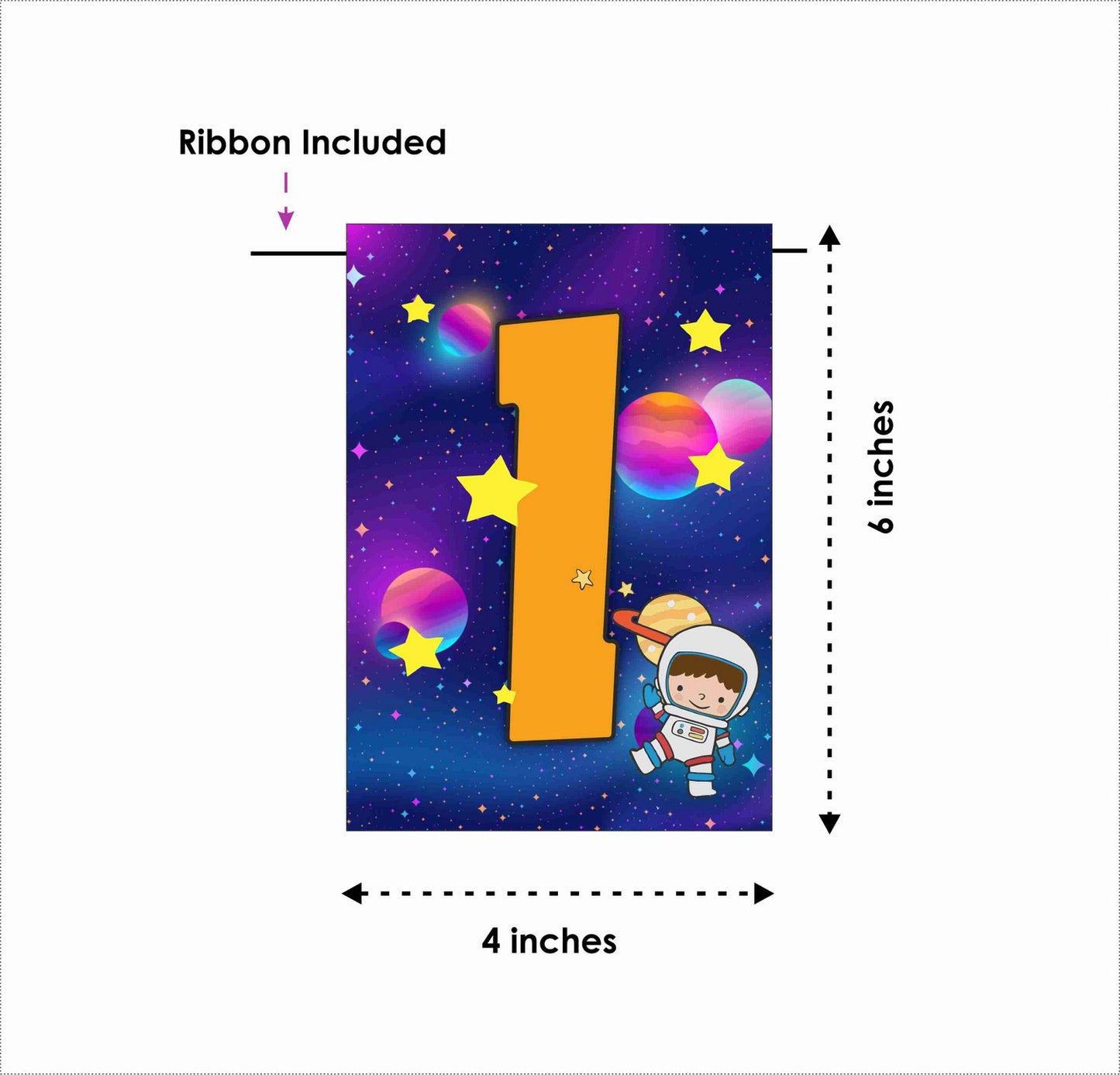 Space Theme I Am Nine 9th Birthday Banner for Photo Shoot Backdrop and Theme Party