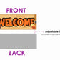 Basketball Theme Welcome Board Welcome to My Birthday Party Board for Door Party Hall Entrance Decoration Party Item for Indoor and Outdoor 2.3 feet