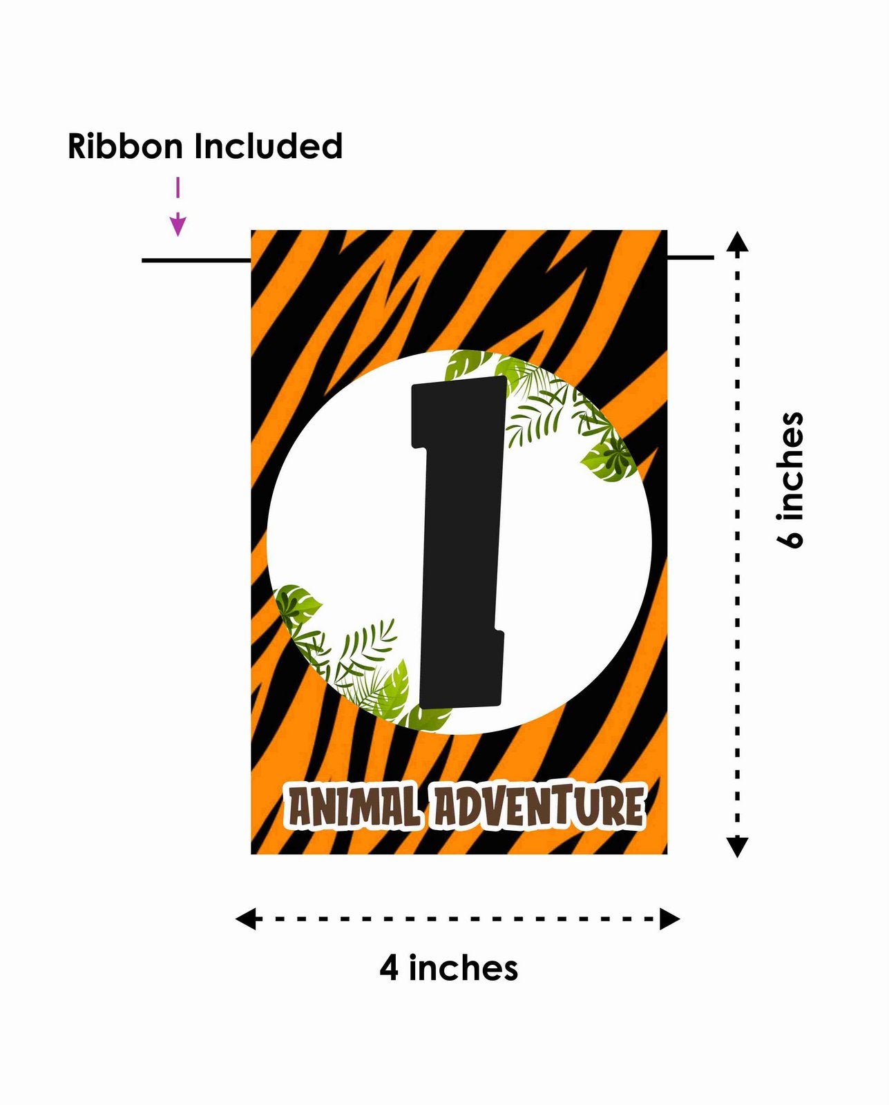 African Safari Theme I Am Three 3rd Birthday Banner for Photo Shoot Backdrop and Theme Party