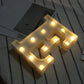 Alphabet E LED Marquee Light Sign for Birthday Party Family Wedding Decor Walls Hanging