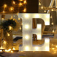 Alphabet E LED Marquee Light Sign for Birthday Party Family Wedding Decor Walls Hanging
