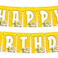 Golgappa Theme Happy Birthday Decoration Hanging and Banner for Photo Shoot Backdrop and Theme Party