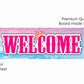 Princess Theme Welcome Board Welcome to My Birthday Party Board for Door Party Hall Entrance Decoration Party Item for Indoor and Outdoor 2.3 feet