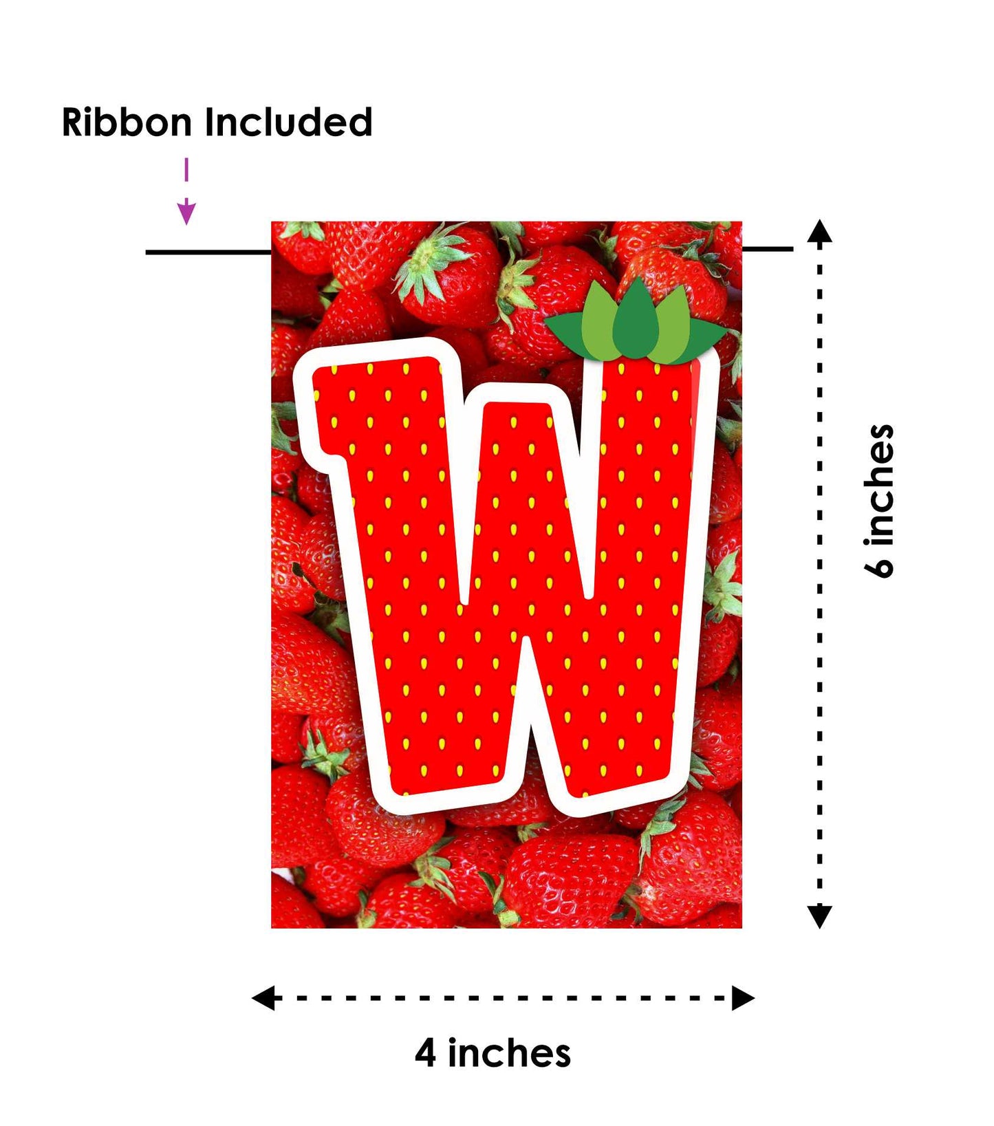 Strawberry Theme Welcome Banner for Party Entrance Home Welcoming Birthday Decoration Party Item