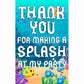 Ocean Underwater Theme Return Gifts Thank You Tags Thank u Cards for Gifts 20 Nos Cards and Glue Dots