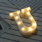 Alphabet U LED Marquee Light Sign for Birthday Party Family Wedding Decor Walls Hanging
