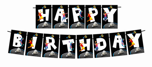 Batmittion Shuttle Theme Happy Birthday Decoration Hanging and Banner for Photo Shoot Backdrop and Theme Party
