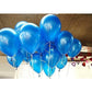 Metallic Blue Balloon Pack of 25 for birthday decoration, Anniversary Weddings Engagement, Baby Shower, New Year decoration, Theme Party balloons