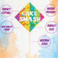 Cake Smash Birthday Photo Booth Party Props Theme Birthday Party Decoration, Birthday Photo Booth Party Item for Adults and Kids