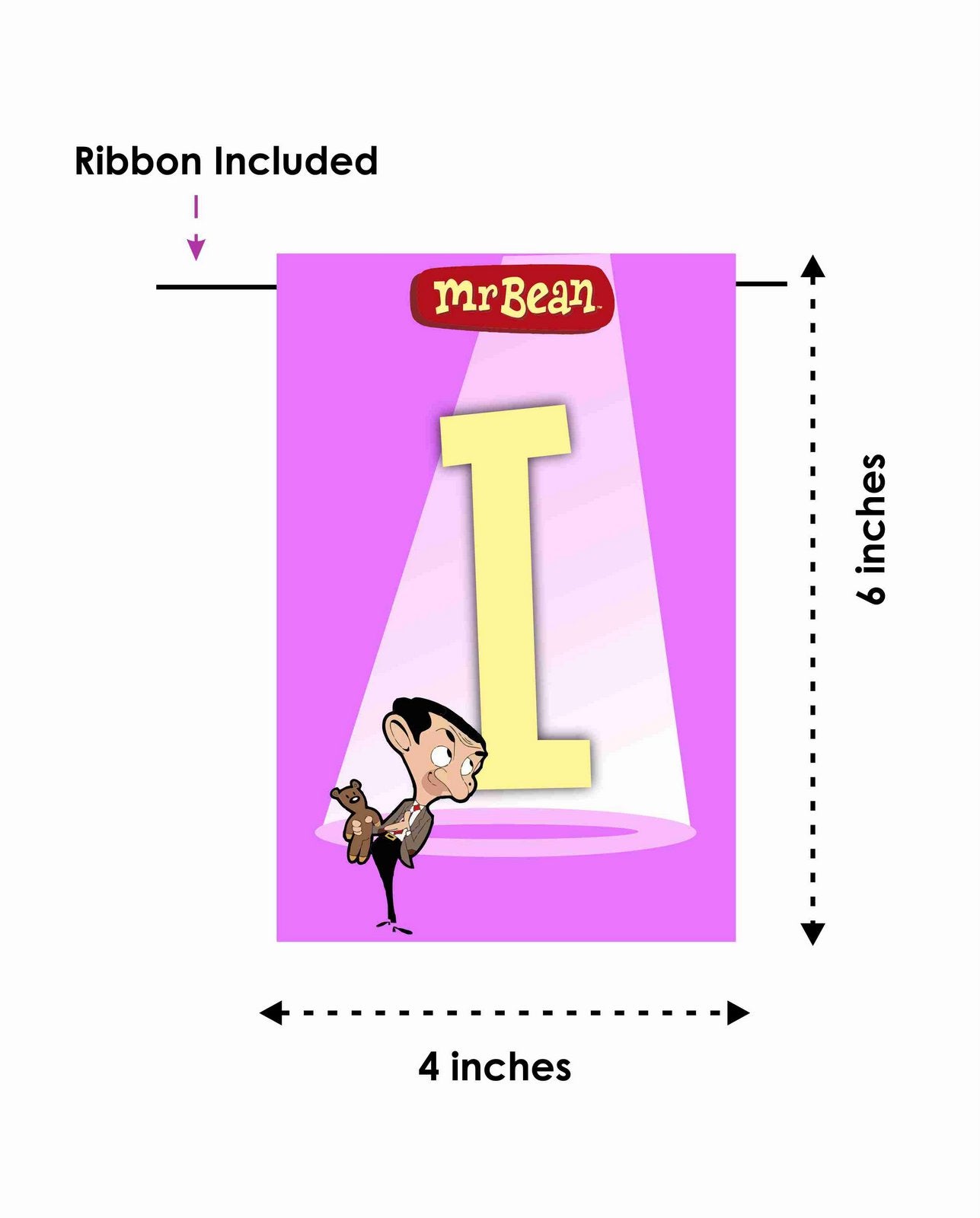 Mr Bean Theme I Am One 1st Birthday Banner for Photo Shoot Backdrop and Theme Party