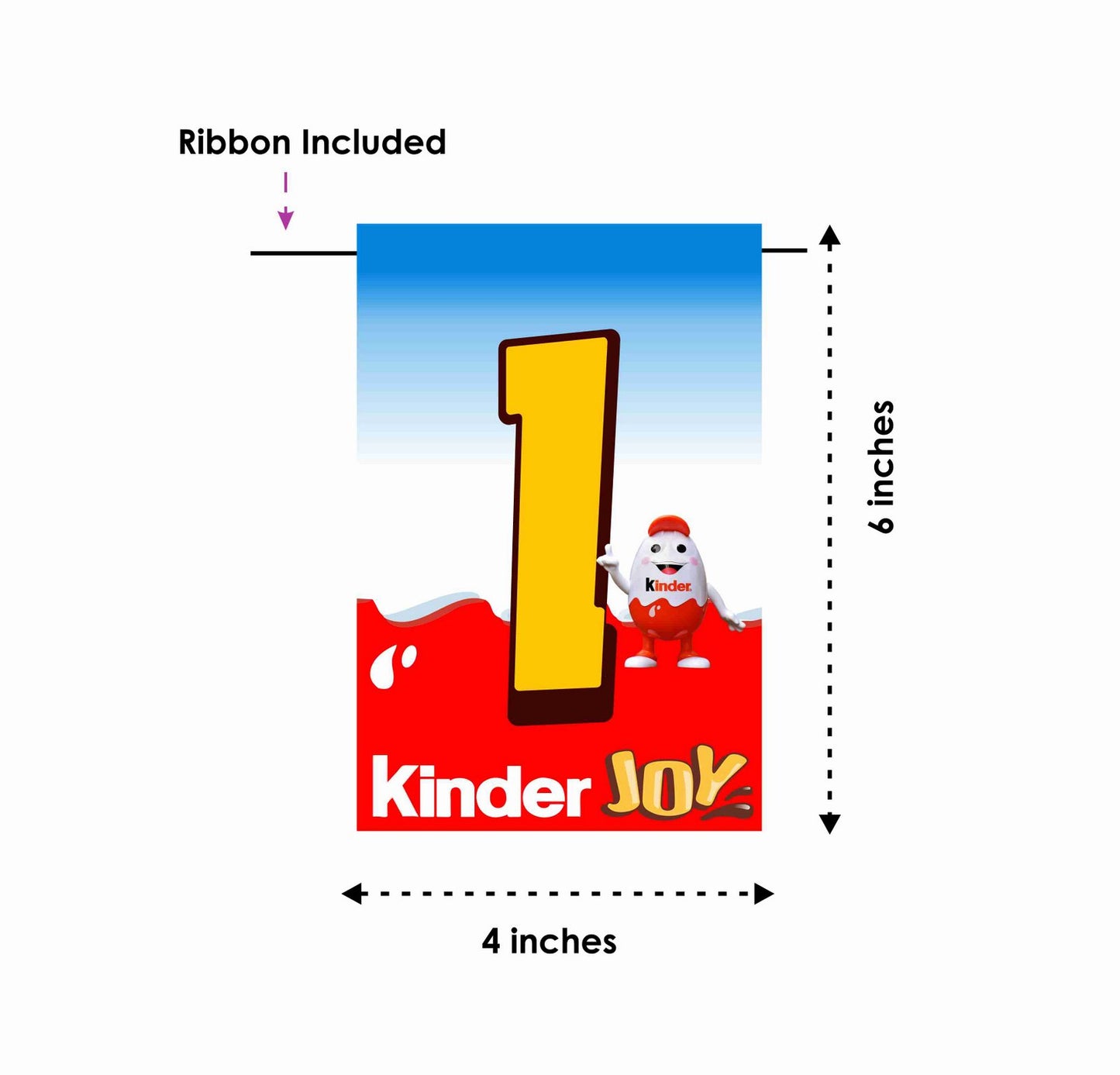 KinderJoy I Am Eight 8th Birthday Banner for Photo Shoot Backdrop and Theme Party