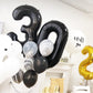 Number 1 Black Foil Balloon 40 Inches
