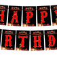 Casino Poker Theme Happy Birthday Decoration Hanging and Banner for Photo Shoot Backdrop and Theme Party