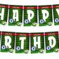 Chelsea Theme Happy Birthday Decoration Hanging and Banner for Photo Shoot Backdrop and Theme Party