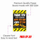 Construction theme Return Gifts Thank You Tags Thank u Cards for Gifts 20 Nos Cards and Glue Dots