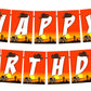 Cowboy Wildwest Theme Happy Birthday Decoration Hanging and Banner for Photo Shoot Backdrop and Theme Party