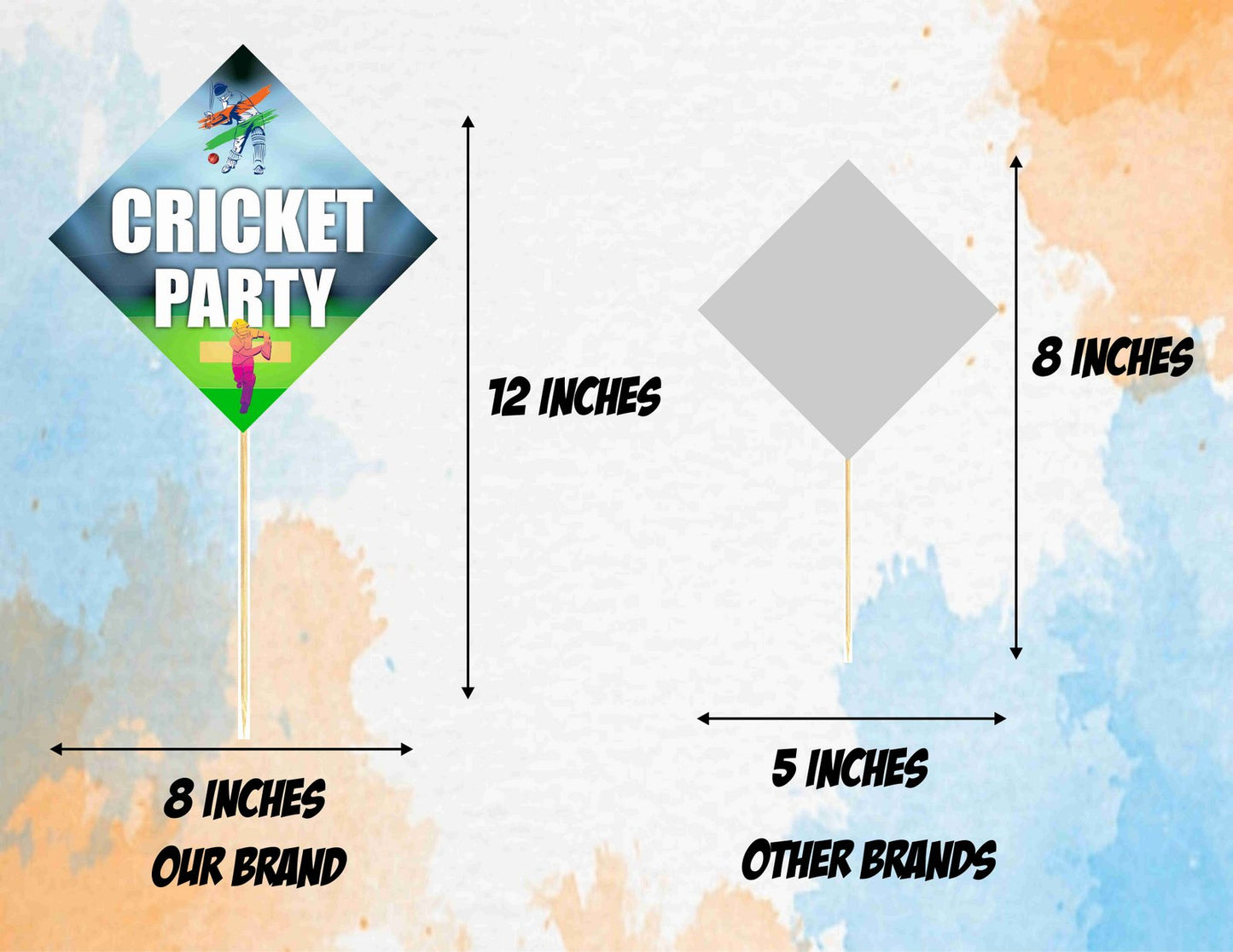 Cricket Theme Birthday Photo Booth Party Props Theme Birthday Party Decoration, Birthday Photo Booth Party Item for Adults and Kids