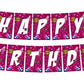 Disco Theme Happy Birthday Decoration Hanging and Banner for Photo Shoot Backdrop and Theme Party