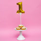 Self Inflating Gold Number 1 Foil Balloon for Cake Topper Cake Table Decoration