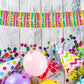 Gujarati Language Happy Birthday Decoration Hanging and Banner for Photo Shoot Backdrop and Theme Party