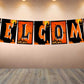 Halloween Theme Welcome Banner for Party Entrance Home Welcoming Birthday Decoration Party Item