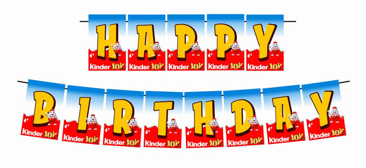 Kindejoy Happy Birthday Banner for Photo Shoot Backdrop and Theme Party