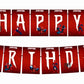 Spider Theme Happy Birthday Decoration Hanging and Banner for Photo Shoot Backdrop and Theme Party