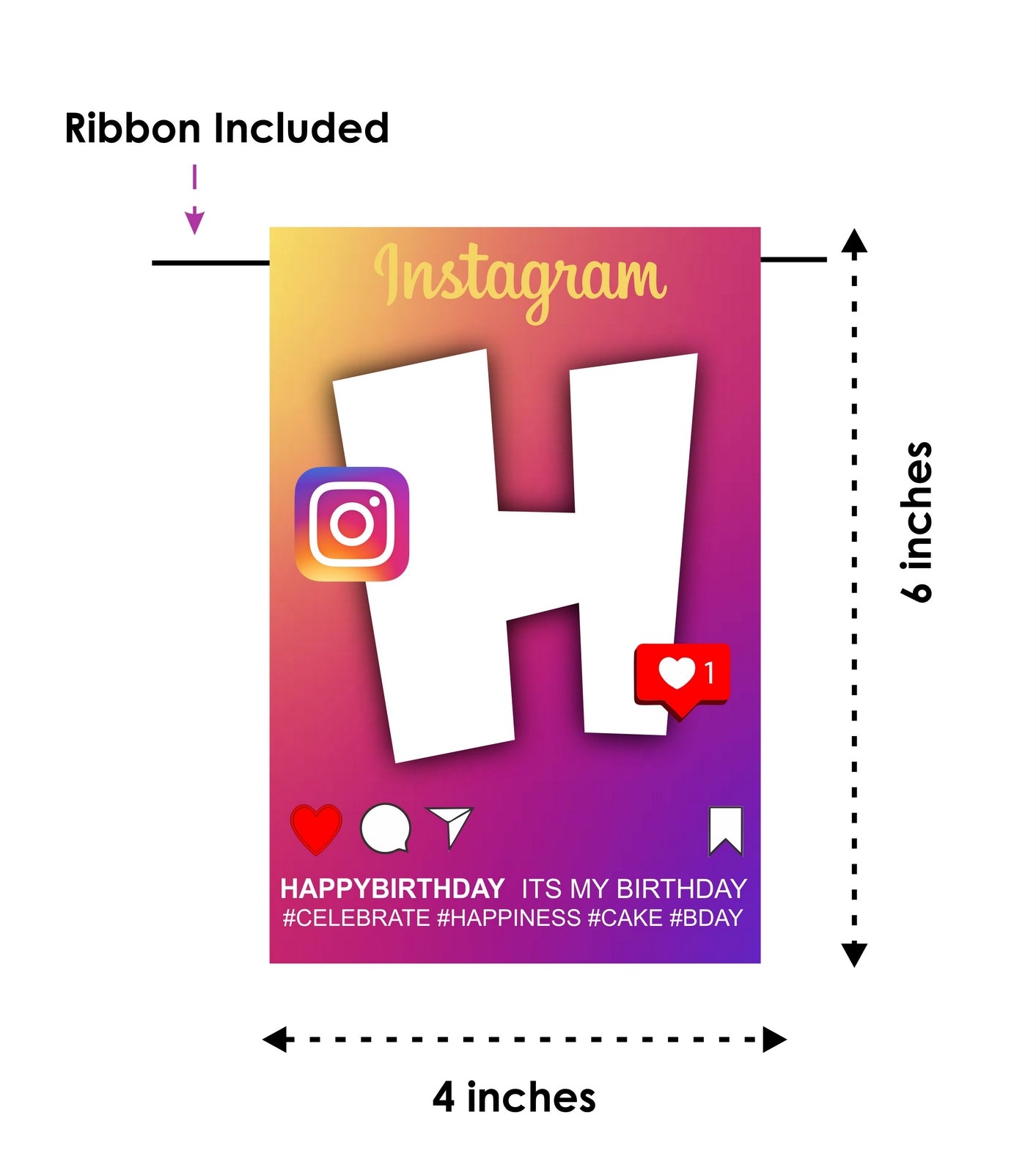 Instagram King Happy Birthday Decoration Hanging and Banner for Photo Shoot Backdrop and Theme Party