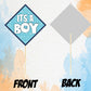 Its a Boy Photo Booth Party Props Baby Boy Baby Welcoming Theme Party Decoration Photo Booth Party Item for Adults and Kids (Pack of 10)