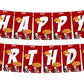 KFC Theme Happy Birthday Decoration Hanging and Banner for Photo Shoot Backdrop and Theme Party