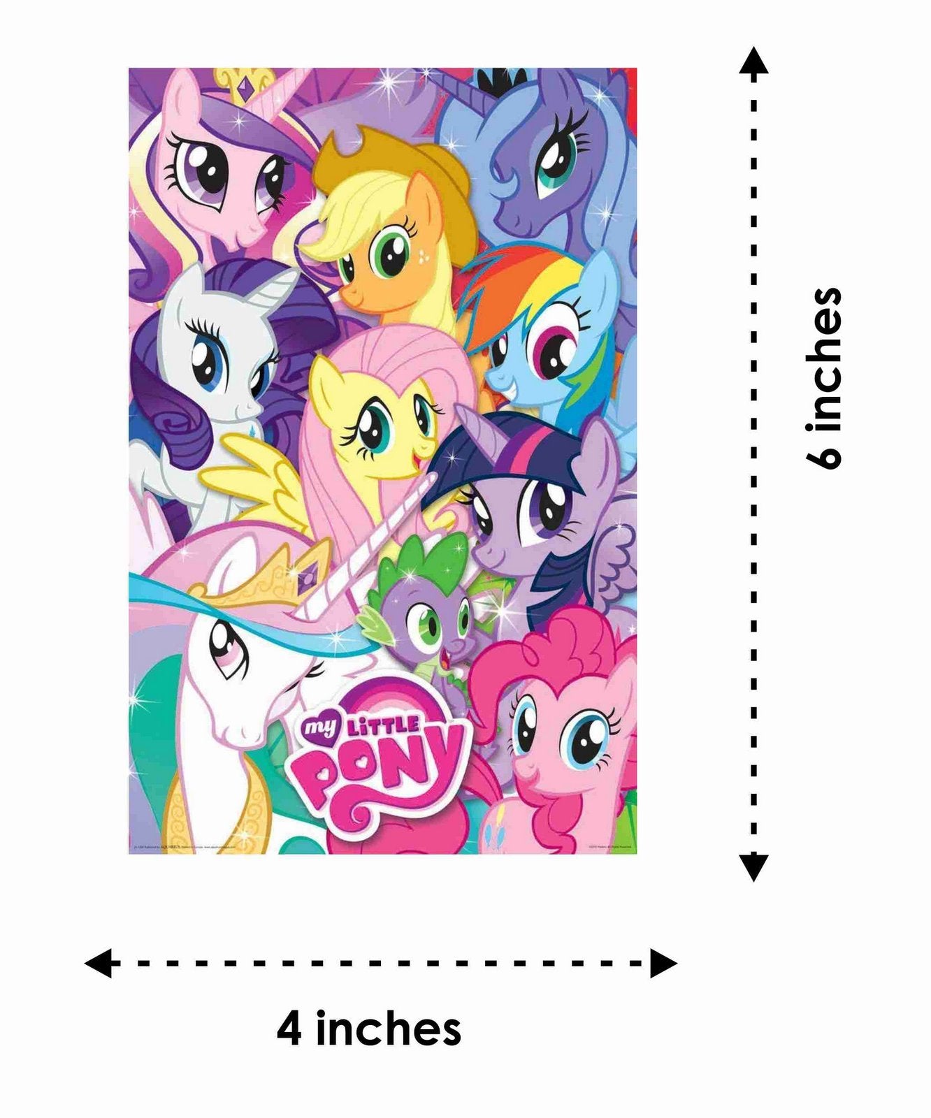 Little Pony Theme Children's Birthday Party Invitations Cards with Envelopes - Kids Birthday Party Invitations for Boys or Girls,- Invitation Cards (Pack of 10)