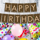 LV Theme Happy Birthday Decoration Hanging and Banner for Photo Shoot Backdrop and Theme Party