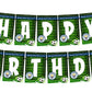 Manchester City Theme Happy Birthday Decoration Hanging and Banner for Photo Shoot Backdrop and Theme Party
