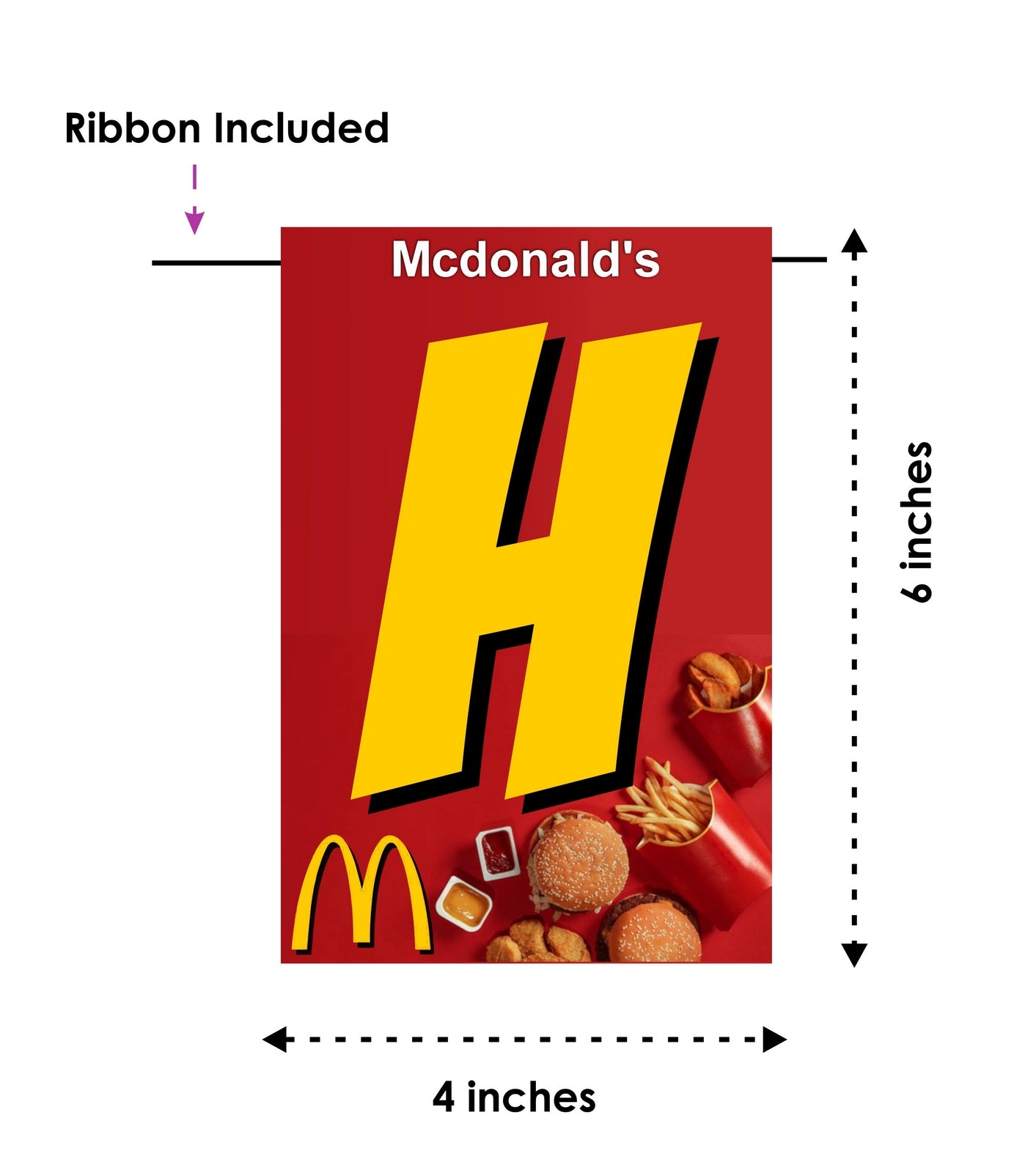 Mcdonalds Theme Happy Birthday Decoration Hanging and Banner for Photo Shoot Backdrop and Theme Party