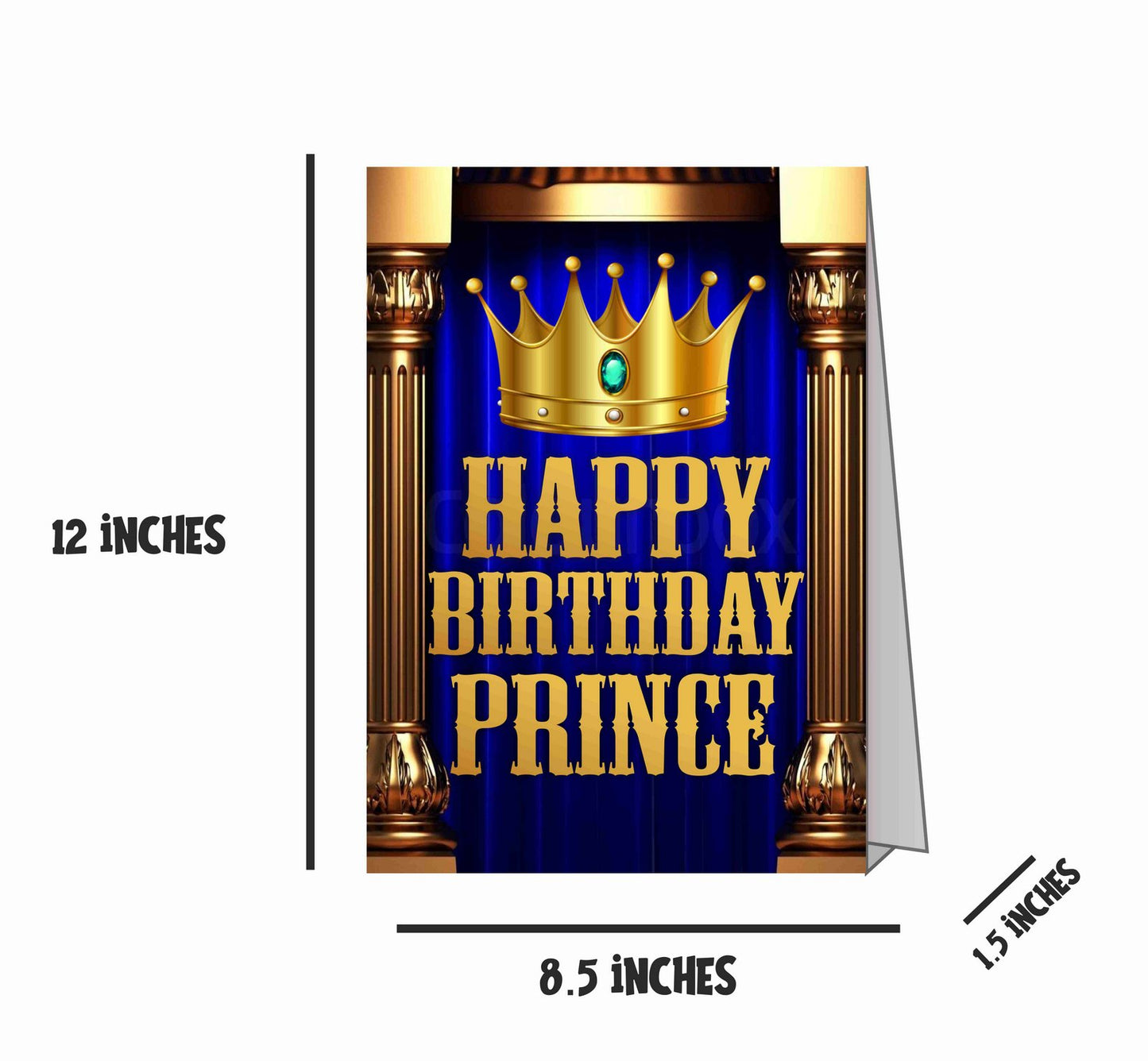 Prince Theme Cake Table and Guest Table Birthday Decoration Centerpiece Pack of 2