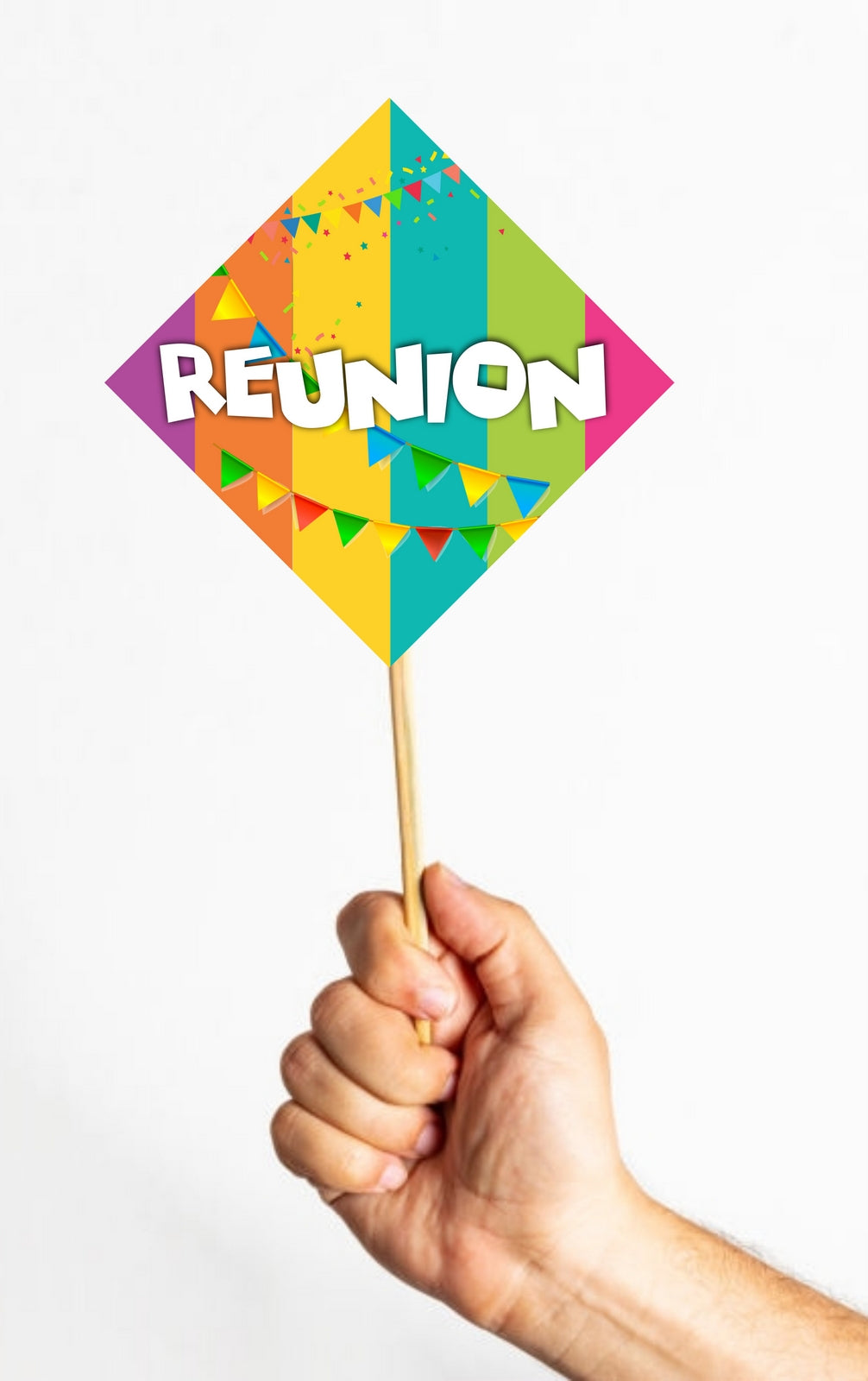 Reunion Photo Booth Party Props College School Reunion Theme Party Decoration Photo Booth Party Item for Adults and Kids (Pack of 10)…