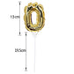 Self Inflating Gold Number 4 Foil Balloon for Cake Topper Cake Table Decoration