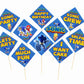 Sonic Hedgehog Theme Birthday Photo Booth Party Props Theme Birthday Party Decoration, Birthday Photo Booth Party Item for Adults and Kids