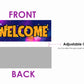 Space Theme Welcome Board Welcome to My Birthday Party Board for Door Party Hall Entrance Decoration Party Item for Indoor and Outdoor 2.3 feet