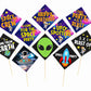 Space Theme Birthday Photo Booth Party Props Theme Birthday Party Decoration, Birthday Photo Booth Party Item for Adults and Kids