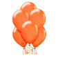 Metallic Orange Balloon Pack of 25 for birthday decoration, Anniversary Weddings Engagement, Baby Shower, New Year decoration, Theme Party balloons