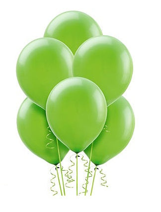 Kiwi Green Balloon Pack of 25 for birthday decoration, Anniversary Weddings Engagement, Baby Shower, New Year decoration, Theme Party balloons
