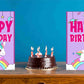 Unicorn Theme Cake Table and Guest Table Birthday Decoration Centerpiece Pack of 2